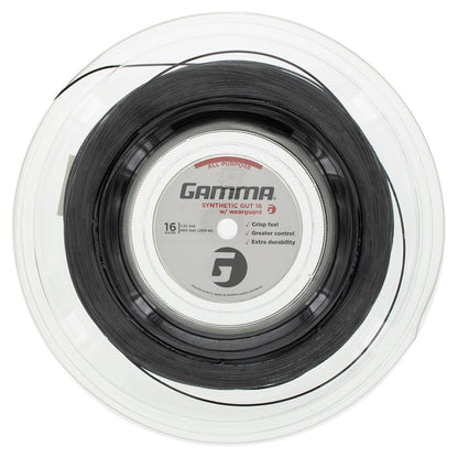 Synthetic Gut with Wearguard 16G Tennis String Reel Strings Gamma