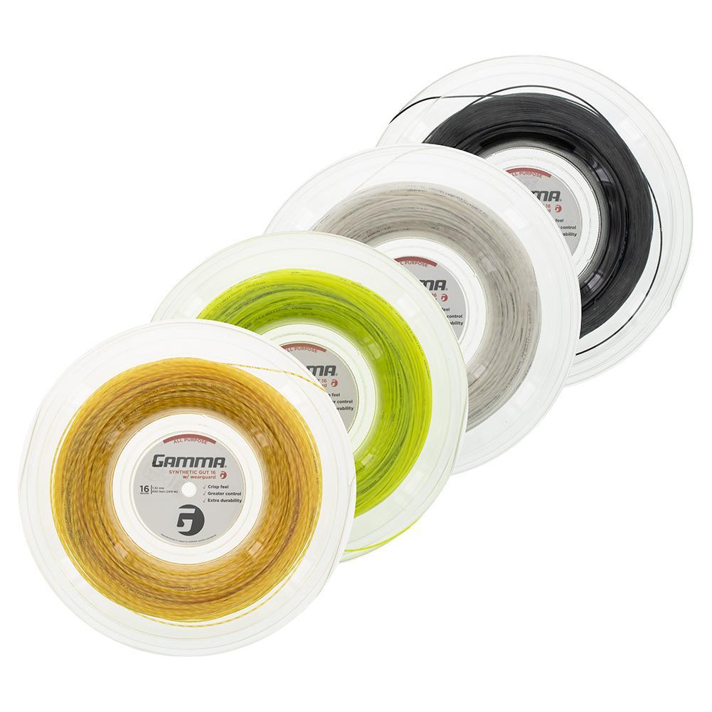 Synthetic Gut with Wearguard 16G Tennis String Reel Strings Gamma