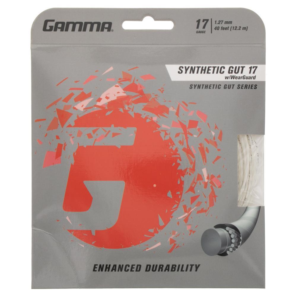 Synthetic Gut with Wearguard 17G Tennis String Strings Gamma