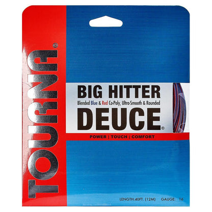 Big Hitter Deuce Tennis String Blue and Red Strings Tourna