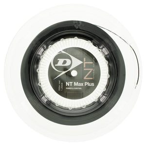 NT Max Plus Tennis String Reel Black Strings Dunlop