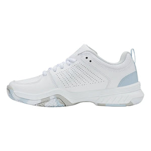 Juniors` Court Express 2 Tennis Shoes White and Ballad Blue Footwear K-Swiss