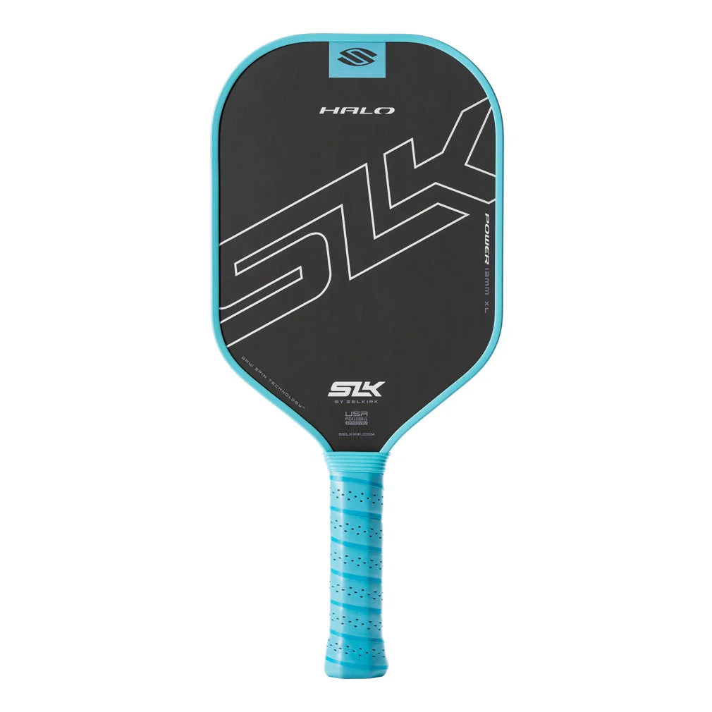 SLK Halo Power Pickleball Paddle Max Blue Racquets Selkirk