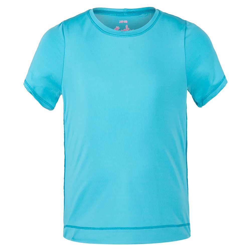 Girls' Dynamic High-Low Short Sleeve Tennis Top Apparel Lucky In Love