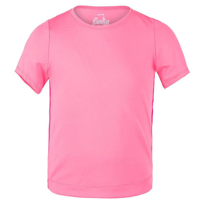 Girls' Dynamic High-Low Short Sleeve Tennis Top Apparel Lucky In Love