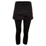 Women's Scallop Tennis Capri Apparel Lucky In Love