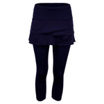 Women's Scallop Tennis Capri Apparel Lucky In Love