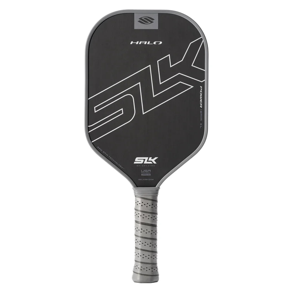 SLK Halo Power Pickleball Paddle XL Storm Gray Racquets Selkirk
