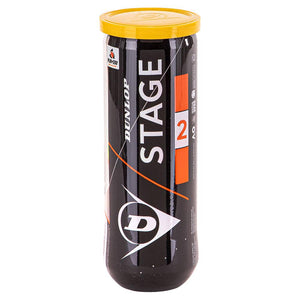 Stage 2 Orange Tennis Ball Can Balls Dunlop