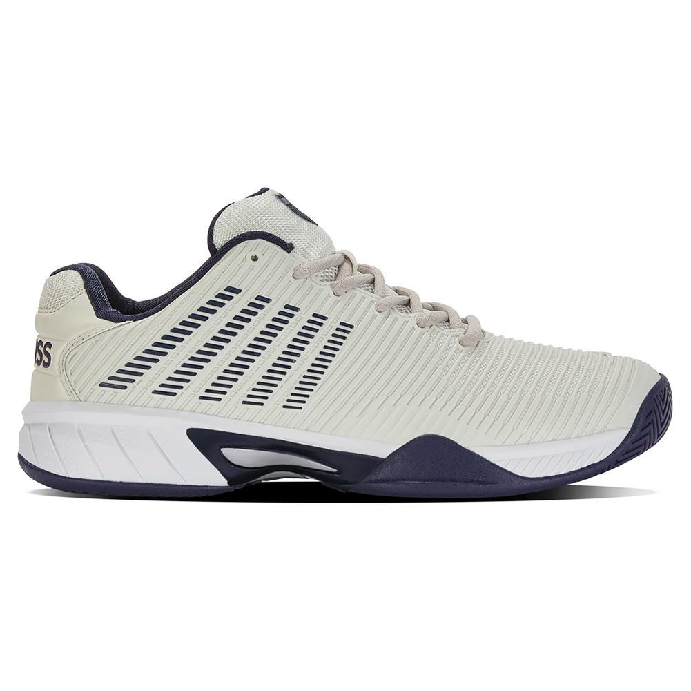 Juniors` Hypercourt Express 2 Tennis Shoes Gray White Peacoat Footwear K-Swiss