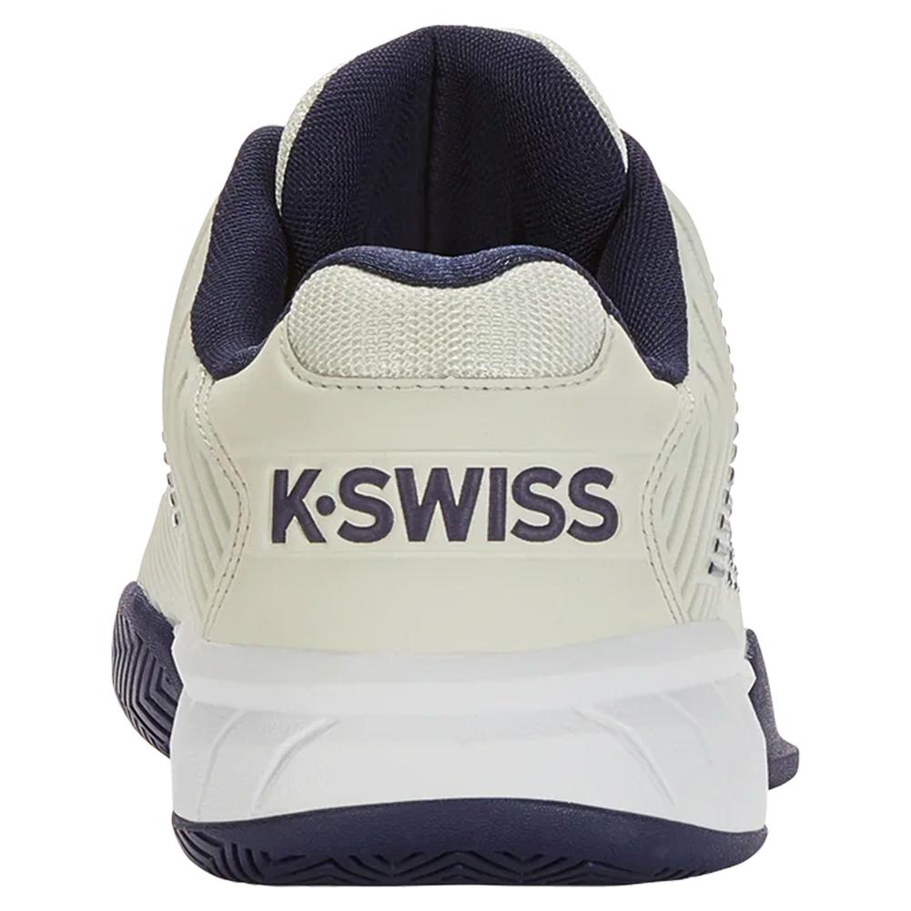 Men's Hypercourt Express 2 2E Width Tennis Shoes Gray White Peacoat Footwear K-Swiss