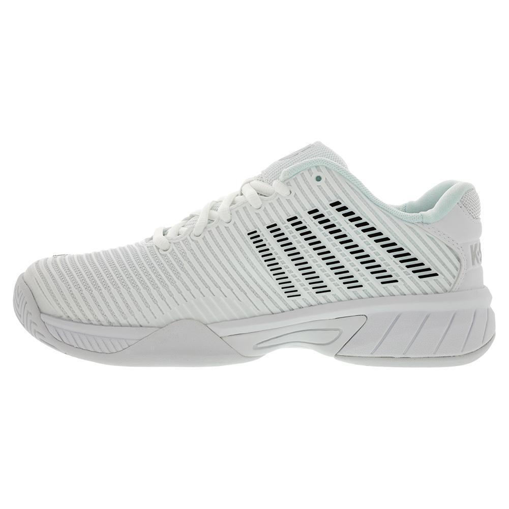 Juniors` Hypercourt Express 2 Tennis Shoes White and Black Footwear K-Swiss