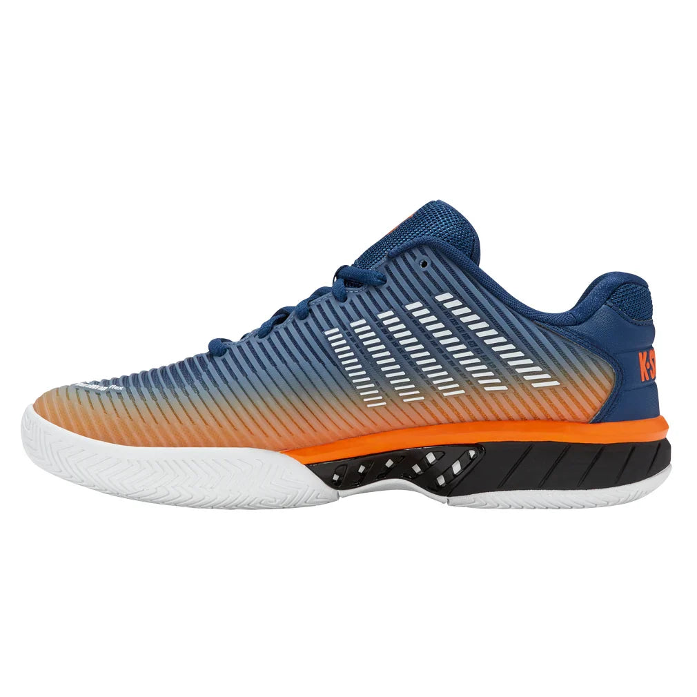 Juniors` Hypercourt Express 2 Tennis Shoes Blue Opal and Black Footwear K-Swiss