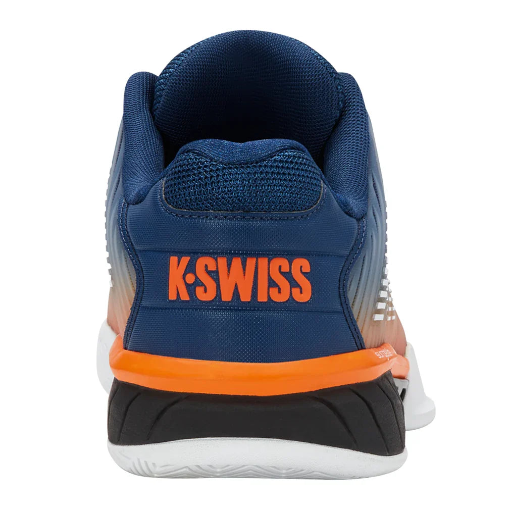 Juniors` Hypercourt Express 2 Tennis Shoes Blue Opal and Black Footwear K-Swiss