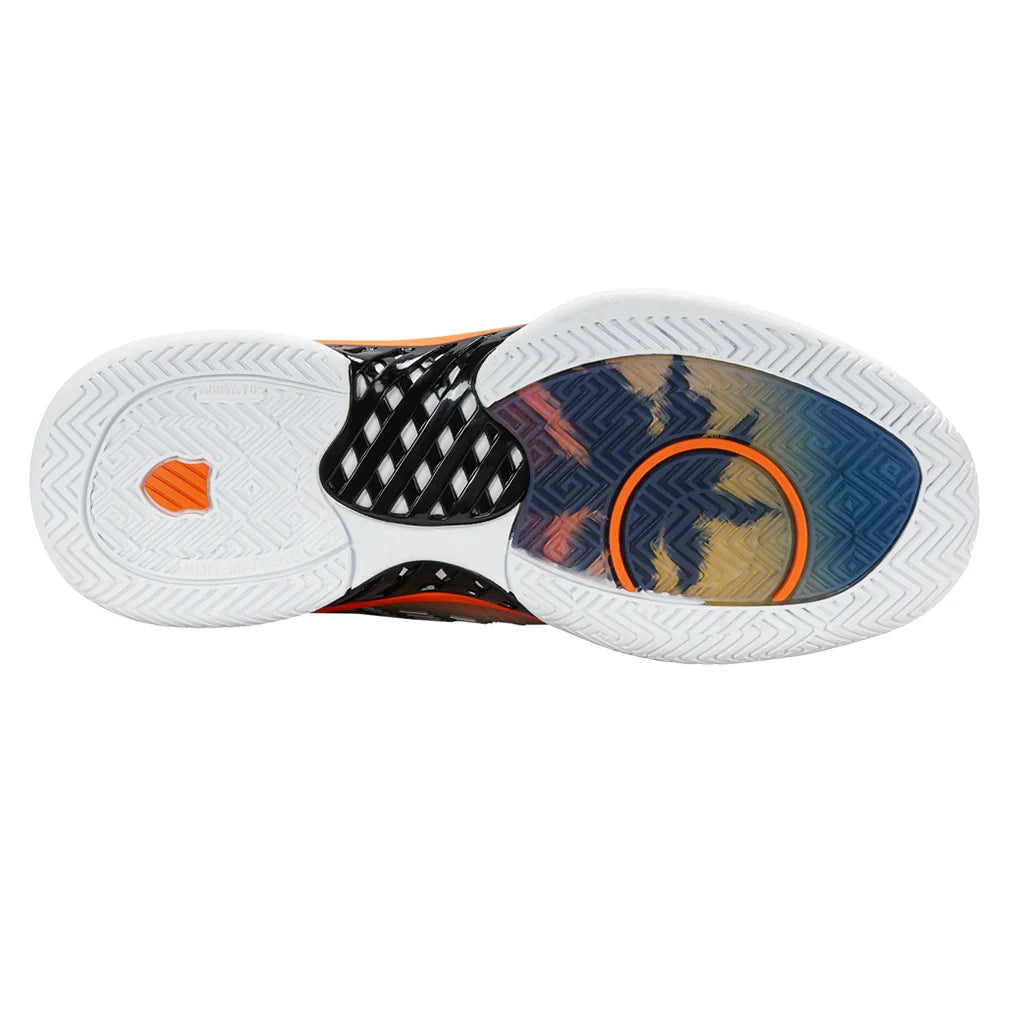 Juniors` Hypercourt Express 2 Tennis Shoes Blue Opal and Black Footwear K-Swiss