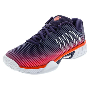 Juniors` Hypercourt Express 2 Tennis Shoes Purple Plumeria and White Footwear K-Swiss