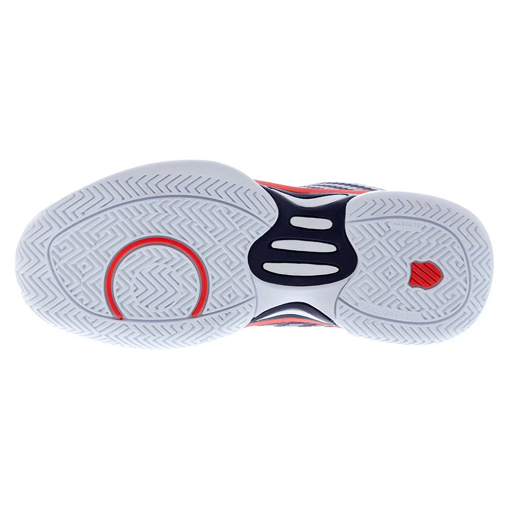 Juniors` Hypercourt Express 2 Tennis Shoes Purple Plumeria and White Footwear K-Swiss