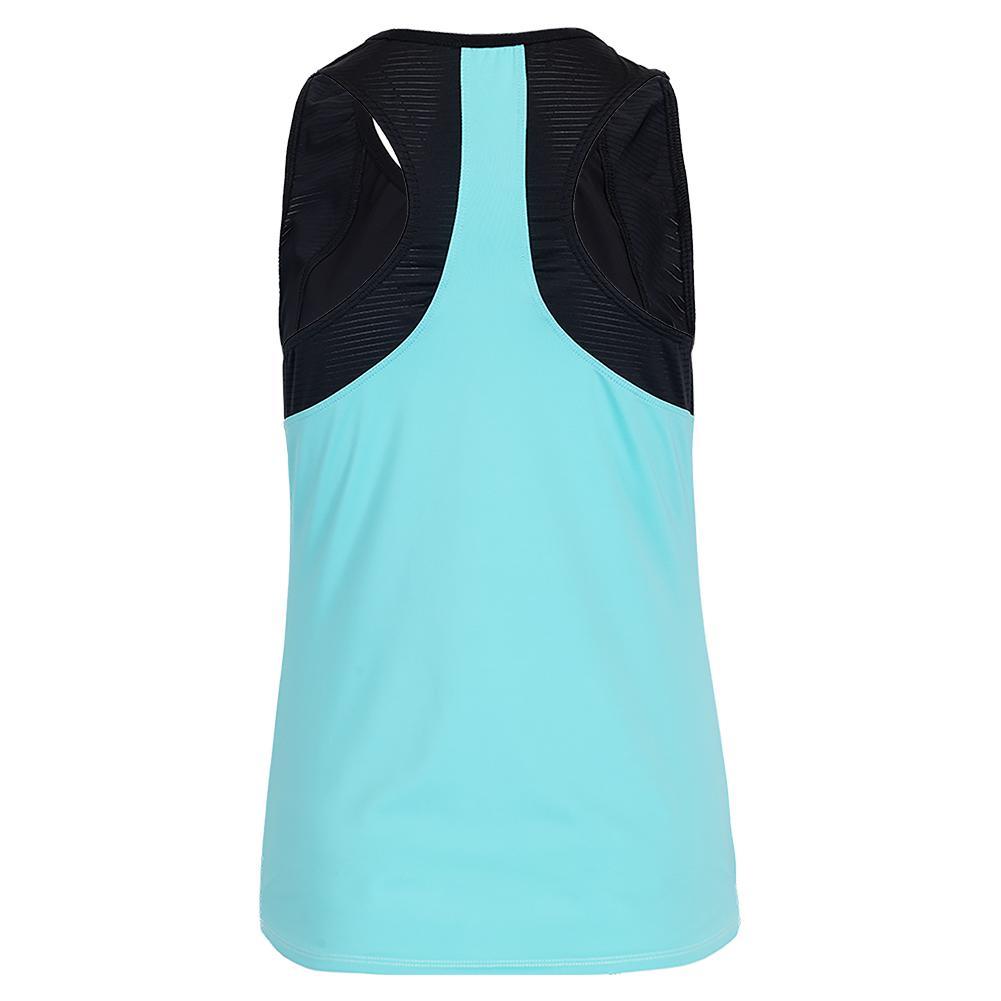 Women's Giovanni Tennis Tank Black and White Apparel Cross Court