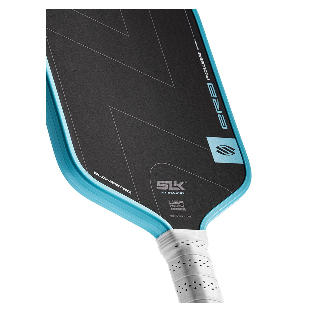 SLK Era Power Elongated Pickleball Paddle Cyan Racquets Selkirk