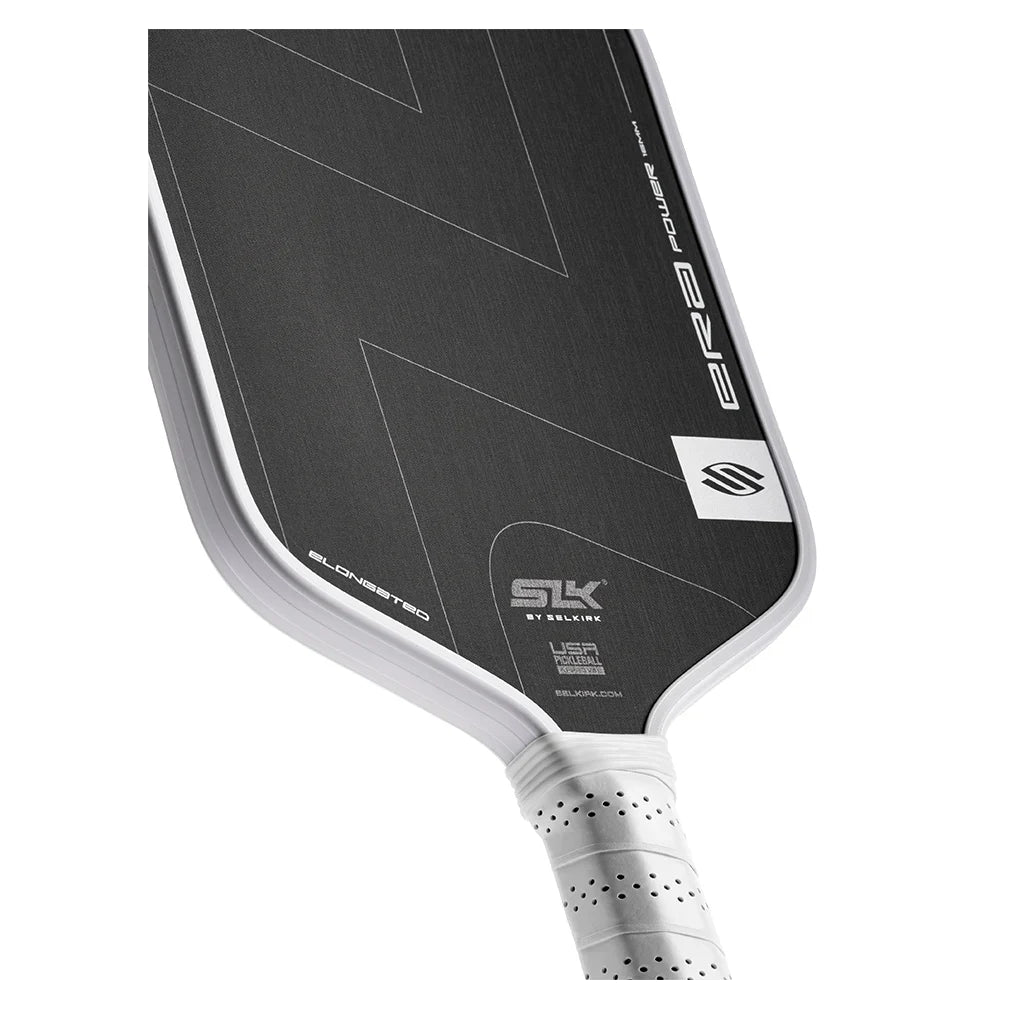 SLK Era Power Elongated Pickleball Paddle White Racquets Selkirk
