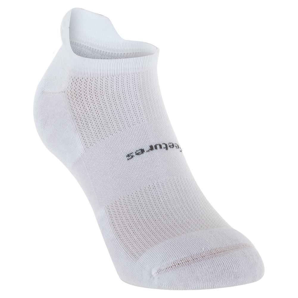 Hi Performance Cushion No Show Tab Socks White Socks Feetures