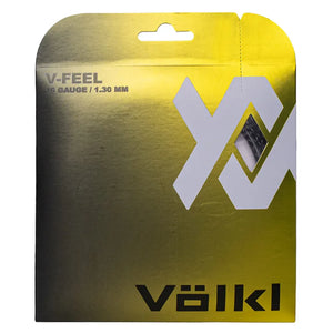 V-Feel Black Silver Spiral 16G Tennis String Accessories Volkl