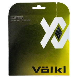 V-Feel Black Silver Spiral 17G Tennis String Accessories Volkl