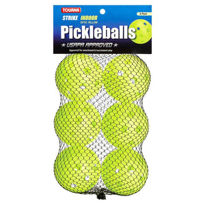 Strike Indoor Pickleball 6 Pack Balls Tourna