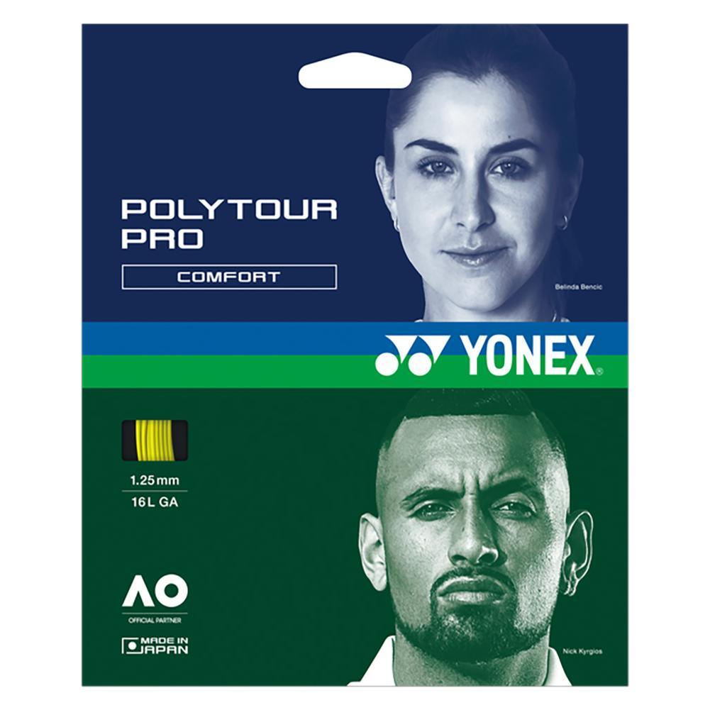 POLYTOUR PRO Flash Yellow Tennis String Strings Yonex