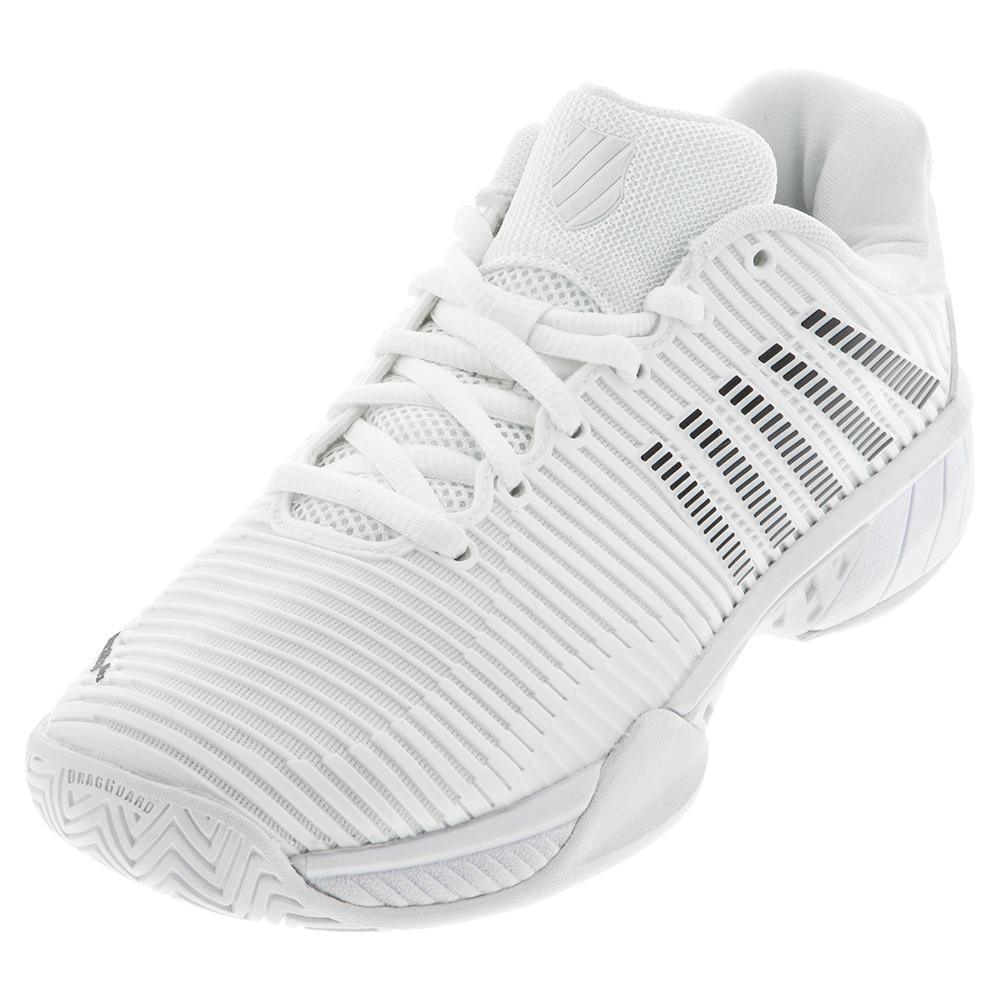 Women's Hypercourt Express 2 Tennis Shoes White and Black K-Swiss