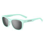 Swank Sunglasses Satin Crystal Teal with Smoke Polarized Lenses Accessories Tifosi