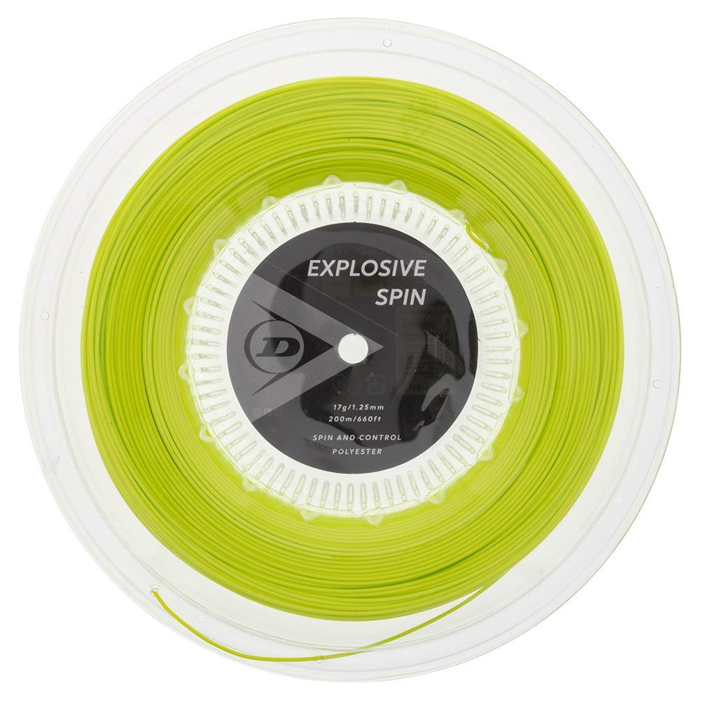 Explosive Spin Yellow 17G Tennis String Reel Strings Dunlop
