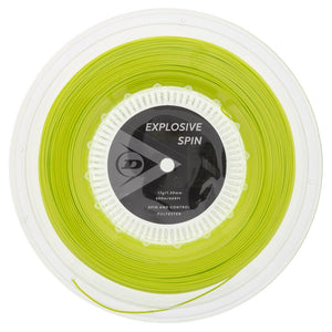 Explosive Spin Yellow 17G Tennis String Reel Strings Dunlop