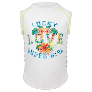 Girls' Tennis Muscle Tank Apparel Lucky In Love