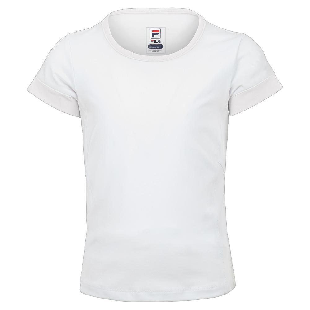 Girls' Short Sleeve Tennis Crew Apparel Fila