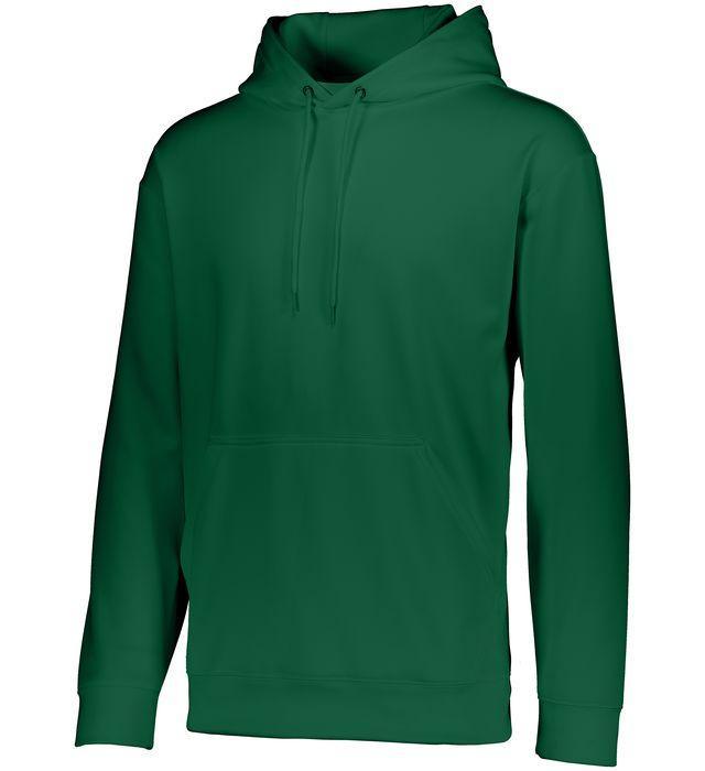 Youth Wicking Fleece Hoodie Apparel Augusta