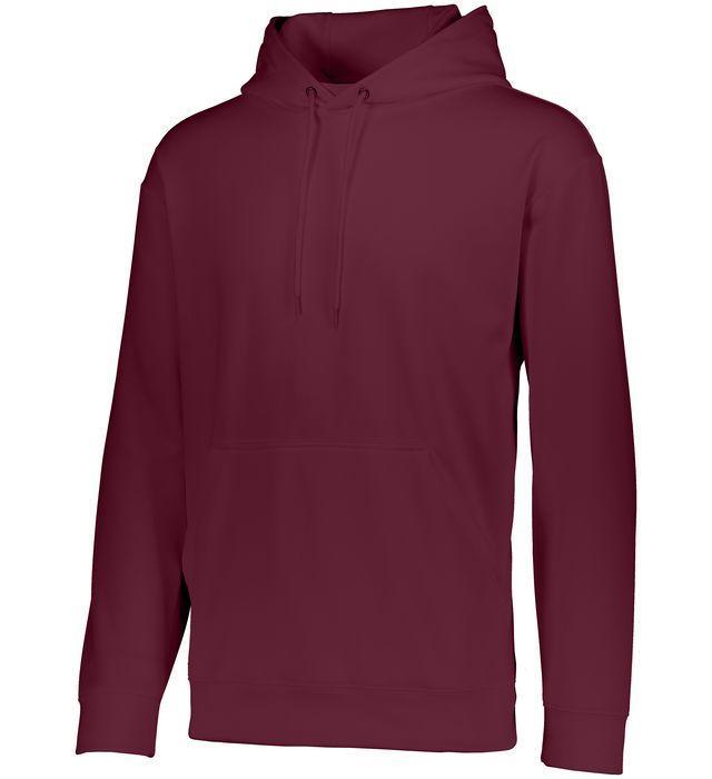 Youth Wicking Fleece Hoodie Apparel Augusta