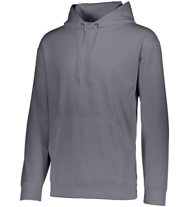 Youth Wicking Fleece Hoodie Apparel Augusta