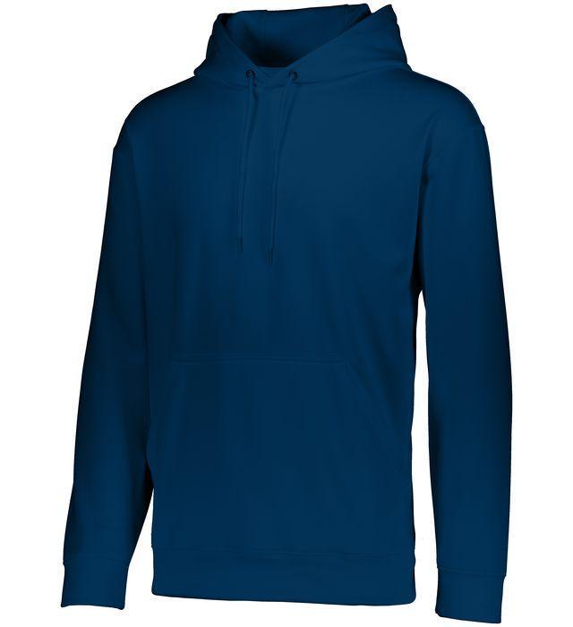 Youth Wicking Fleece Hoodie Apparel Augusta