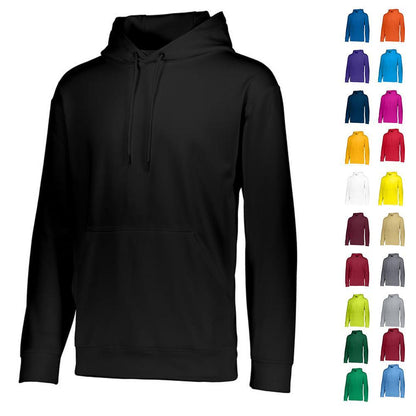 Youth Wicking Fleece Hoodie Apparel Augusta