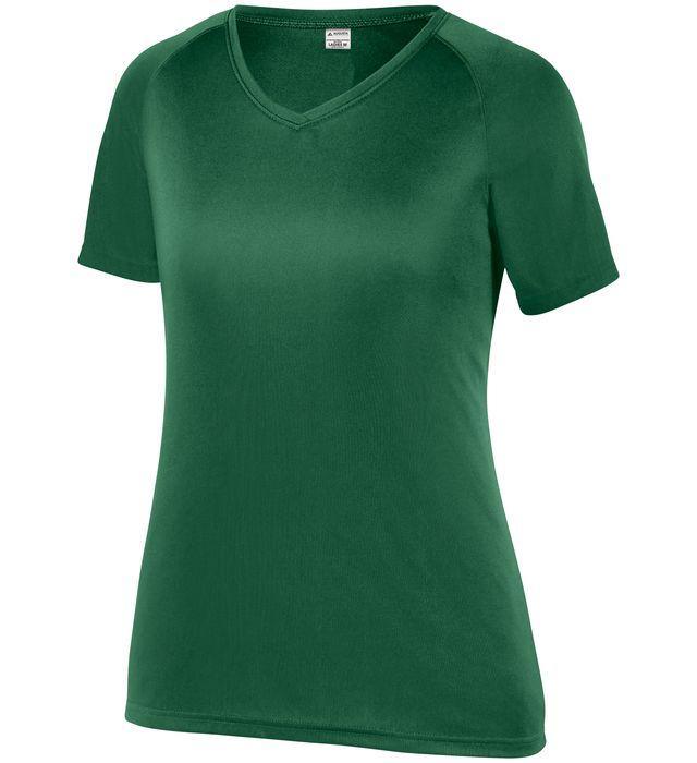 Girls Attain Wicking Tee Apparel Augusta