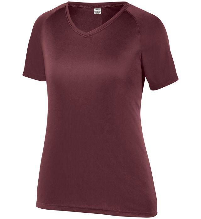 Girls Attain Wicking Tee Apparel Augusta