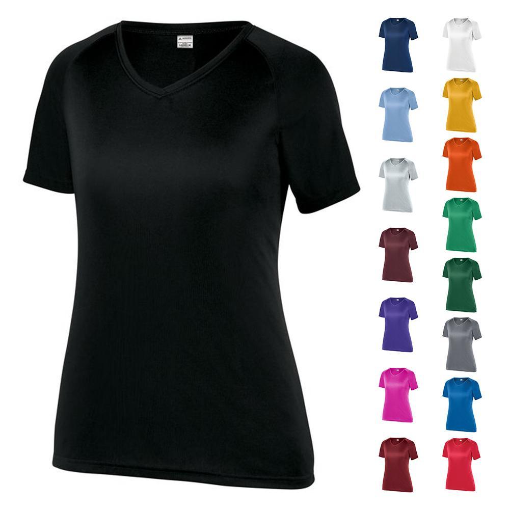 Girls Attain Wicking Tee Apparel Augusta