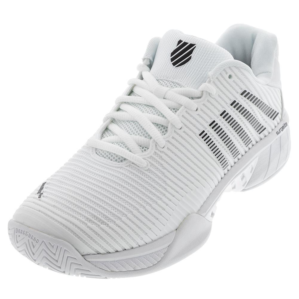 Men's Hypercourt Express 2 Tennis Shoes White and Black Footwear K-Swiss