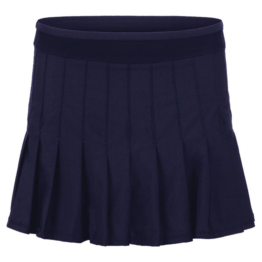 Women`s Long Retro Pleated Tennis Skort Apparel Lucky In Love