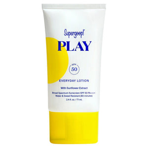 PLAY Everyday Lotion SPF 50 with Sunflower Extract 2.4oz Accessories Supergoop