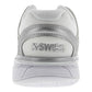 Women's HyperCourt Express Tennis Shoes White and Silver Footwear K-Swiss