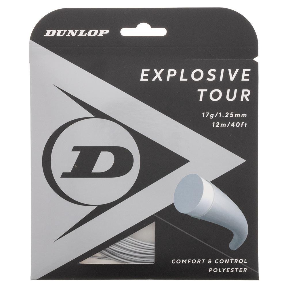 Silver - Explosive Tour Silver 17G Tennis String Strings Dunlop