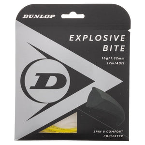 Explosive Bite Yellow 16G Tennis String Strings Dunlop