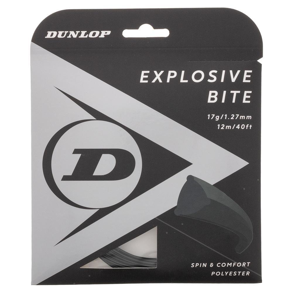 Explosive Bite Black 17G Tennis String Strings Dunlop